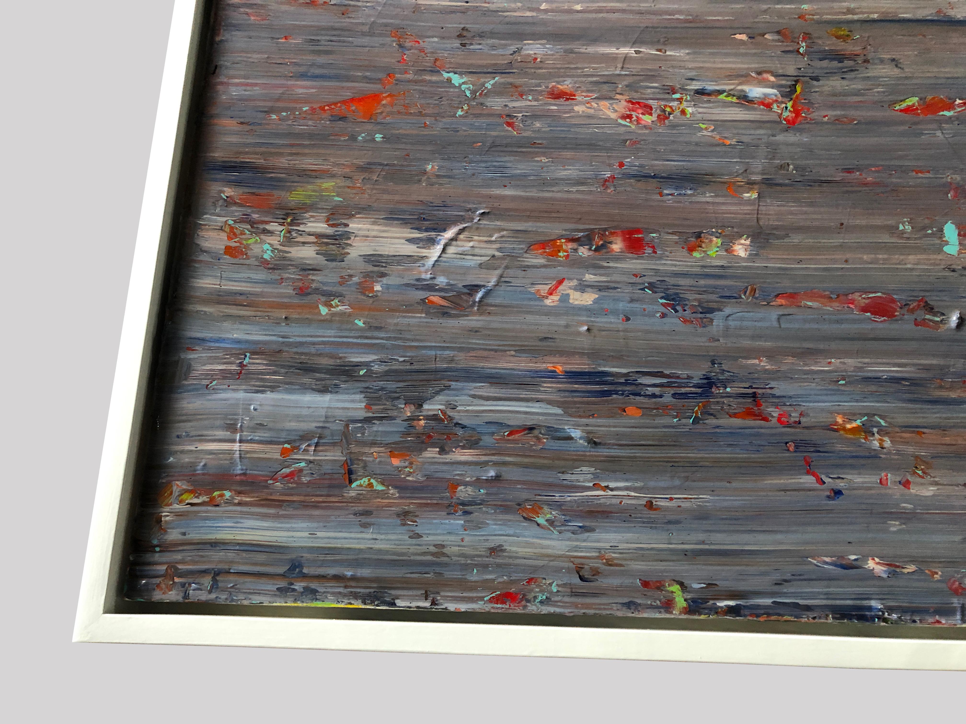 Lucid Dreams By Troy Smith Epoxy Resin Overlay White Lacquer Frame For Sale 2