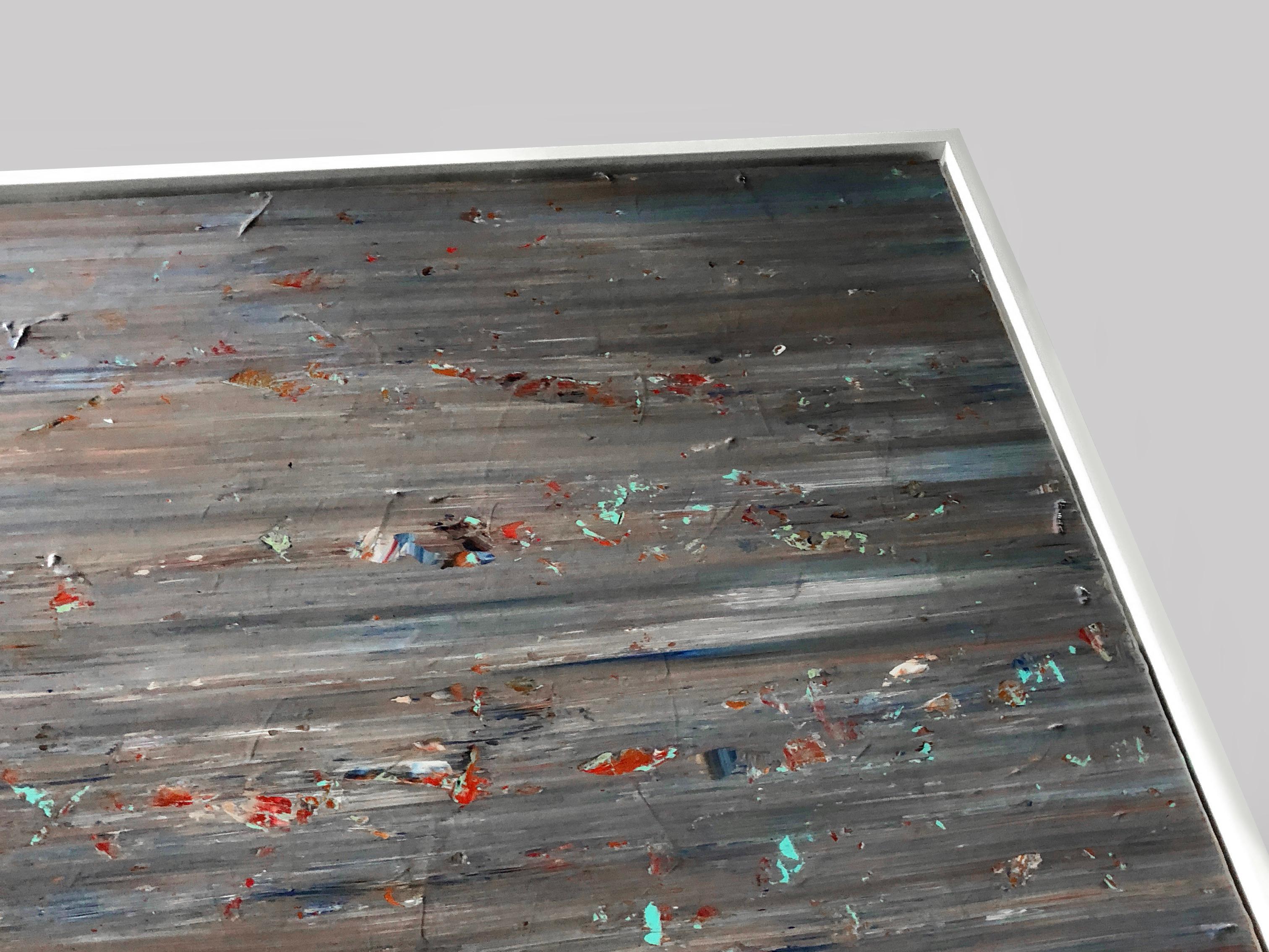 Lucid Dreams By Troy Smith Epoxy Resin Overlay White Lacquer Frame For Sale 4
