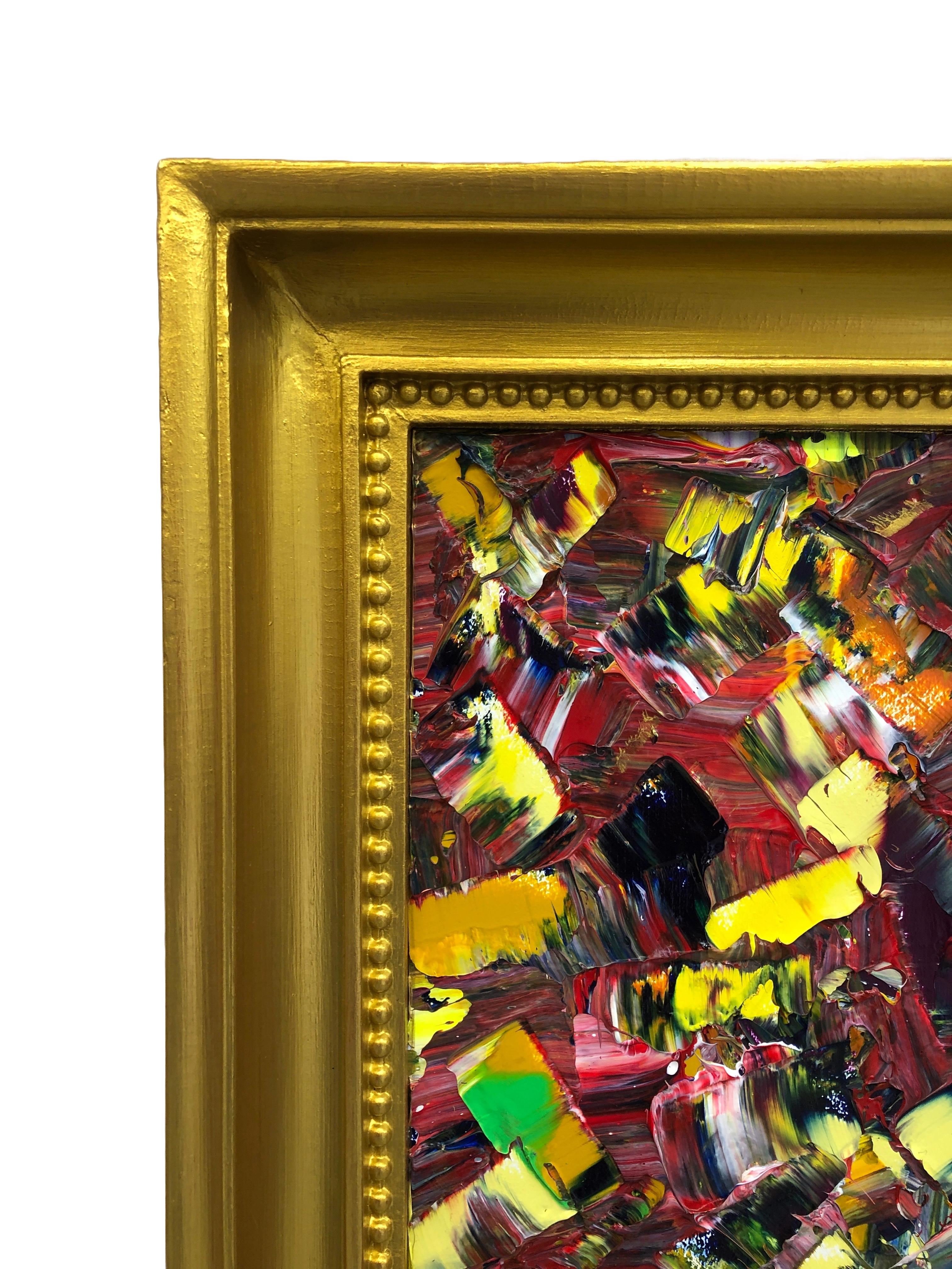Bluuurred Reality Quadro di Troy Smith Acrilico su pannello di betulla Cornice dorata in vendita 2