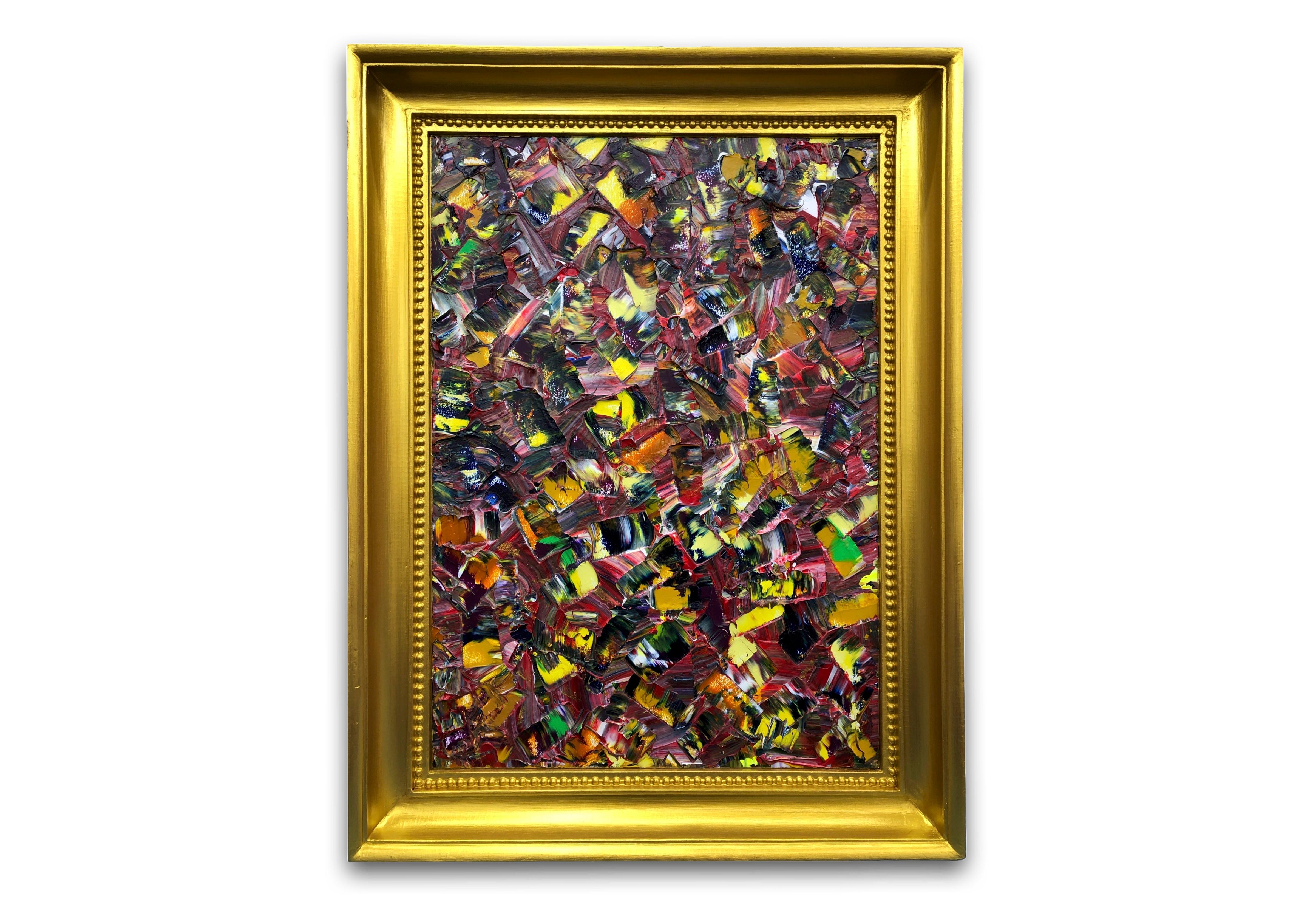 Bluuurred Reality Quadro di Troy Smith Acrilico su pannello di betulla Cornice dorata