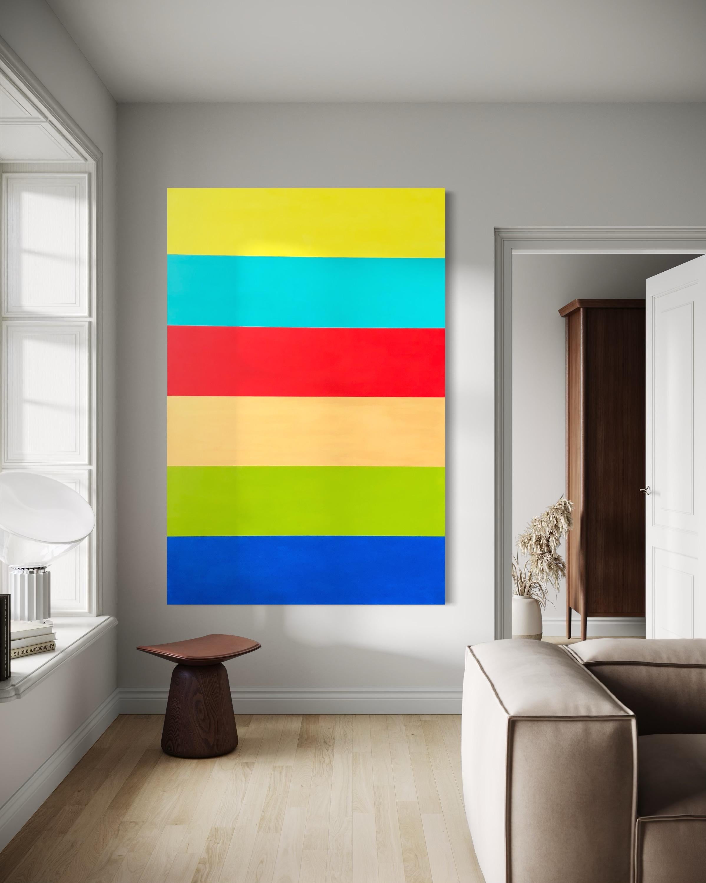 Colour Spectrum #1 di Troy Smith Fine Art Arte astratta - Painting Astratto di Troy Smith Studio