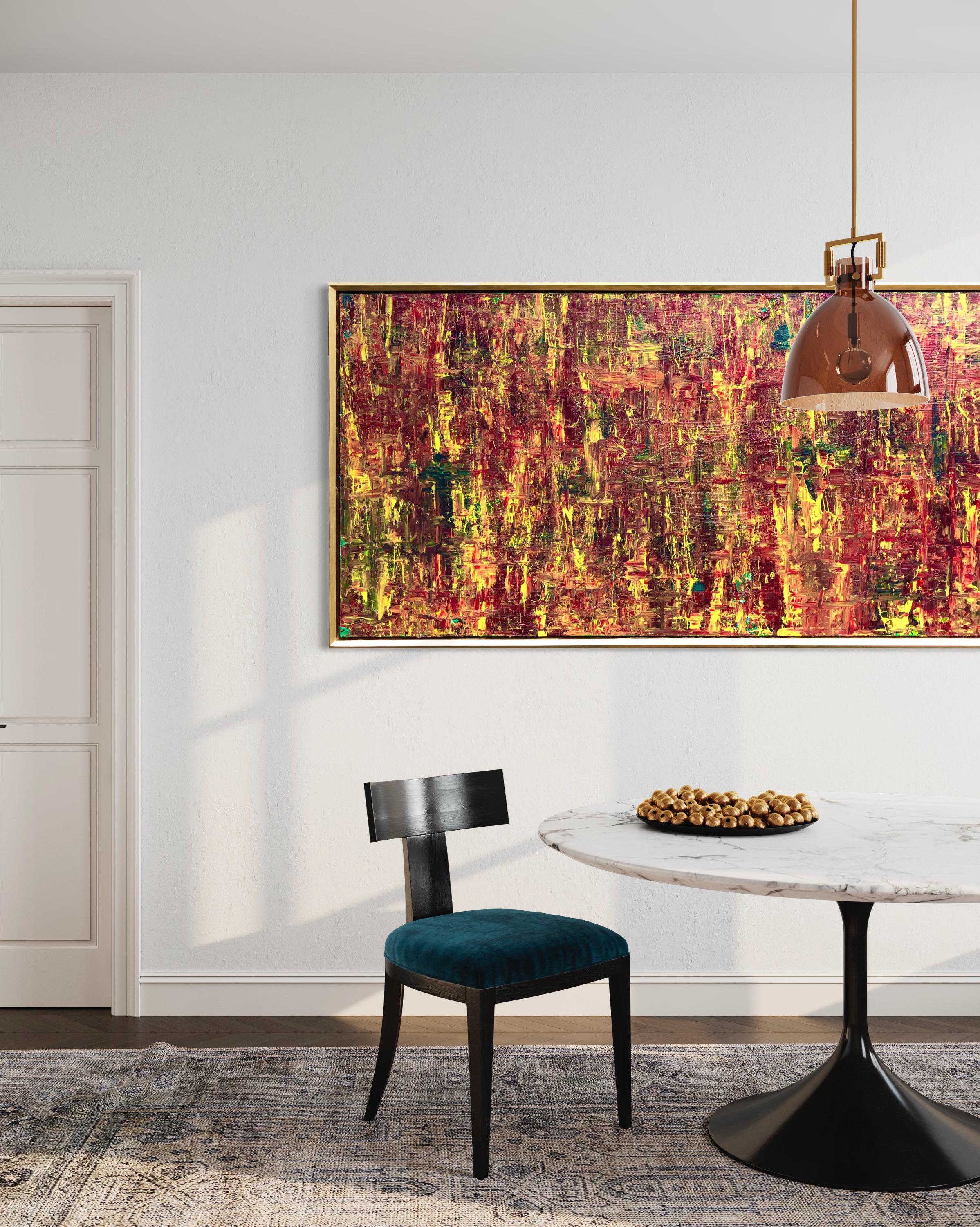 Memories By Troy Smith With Gilt Frame Fine Art Abstract Art For Sale 2