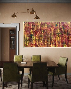 Mémoires de Troy Smith avec cadre doré - Art abstrait