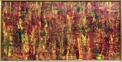 Mémoires de Troy Smith avec cadre doré - Art abstrait