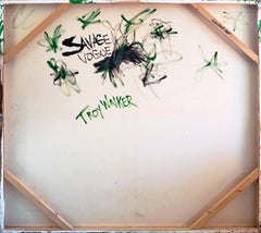 Savage Vogue, Signed Acrylic Graffiti Painting by Troy Walker