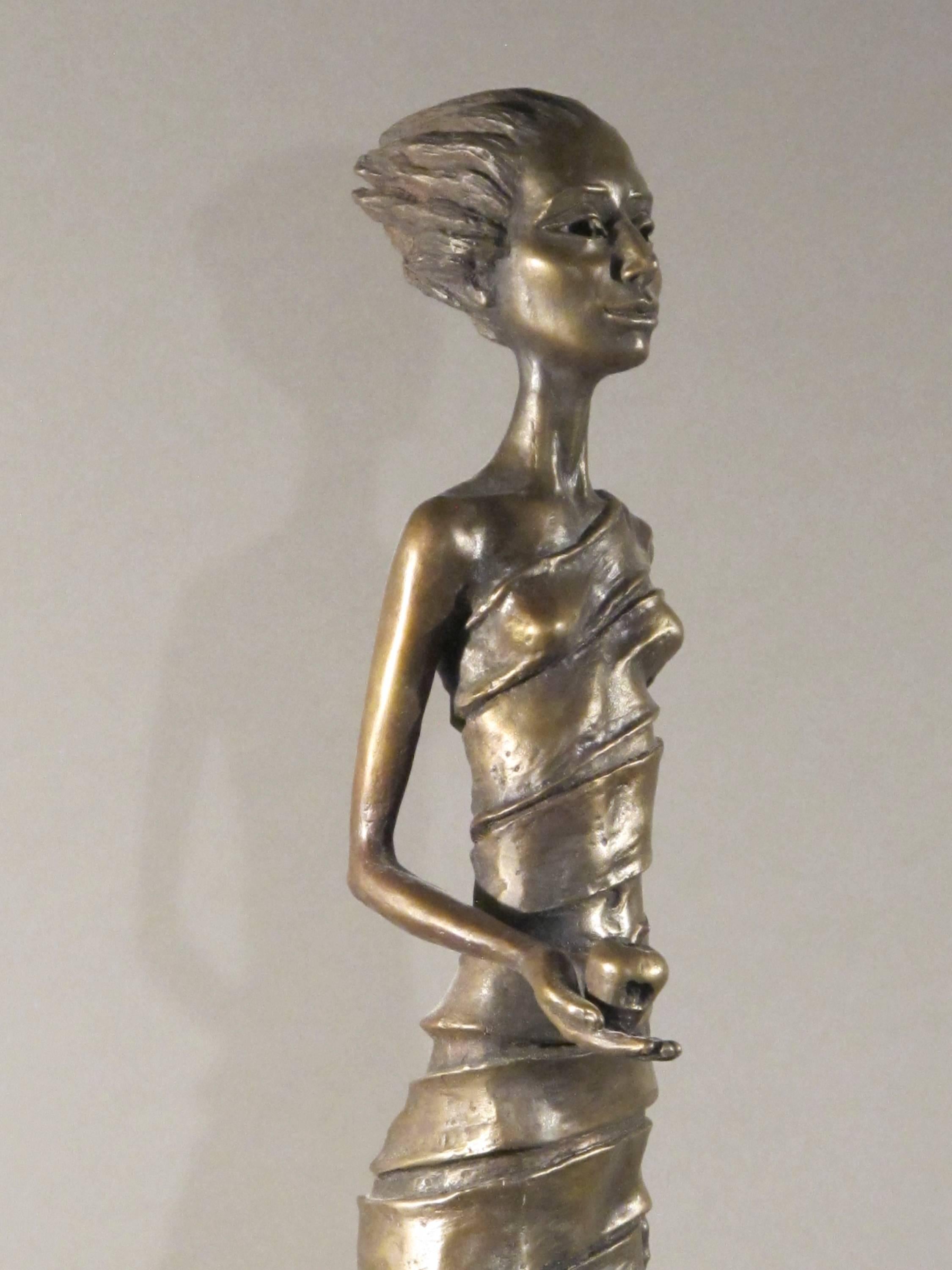 first sculpture of a woman
