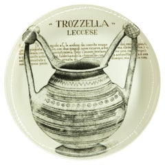 Vintage Trozzella Plate for Martini & Rossi, by P. Fornasetti, 1960s