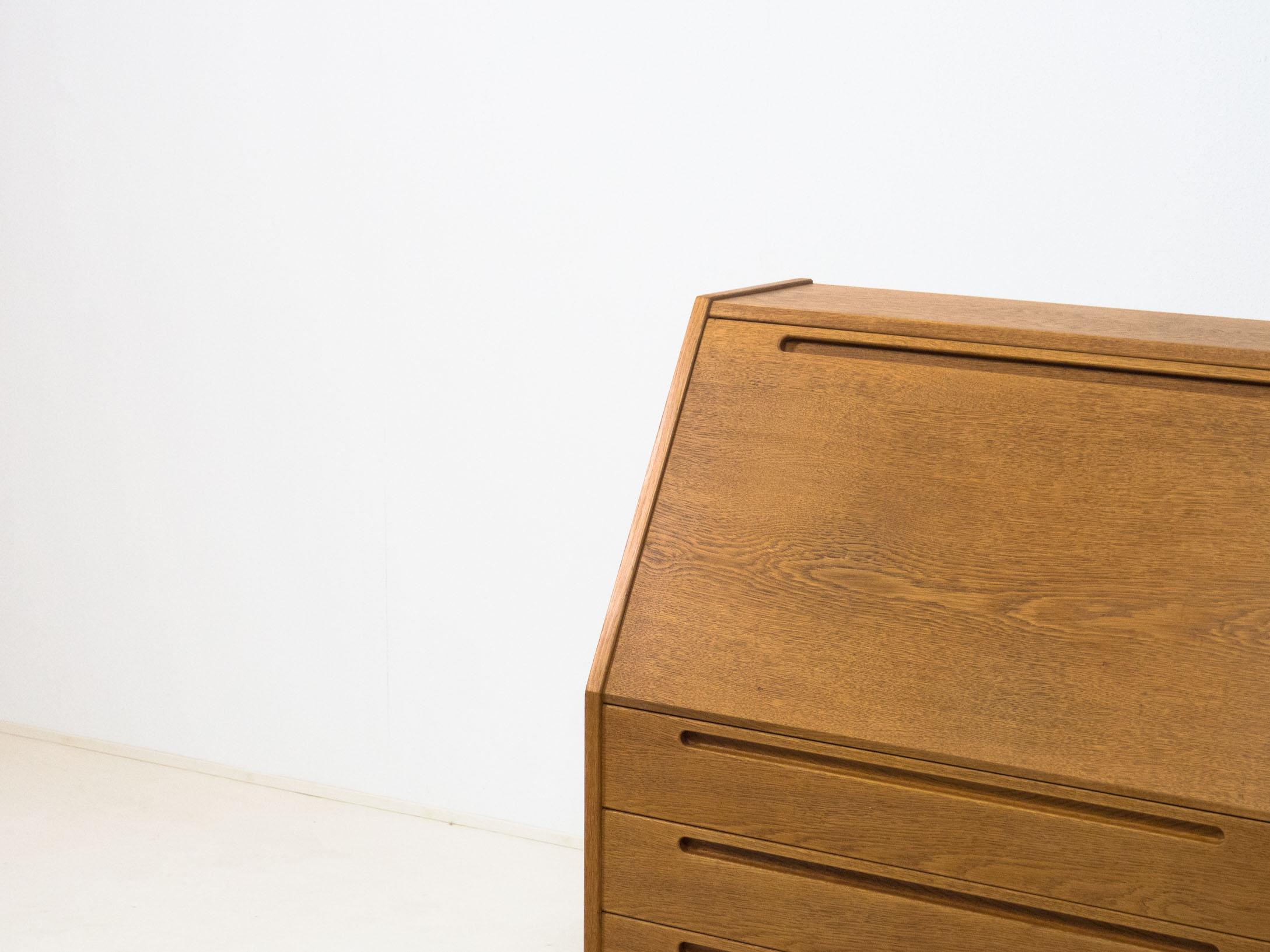 Mid-Century Modern Tørring Møbelfabrik ‘Nr. 63’ oak secretary cabinet – Kai Kristiansen