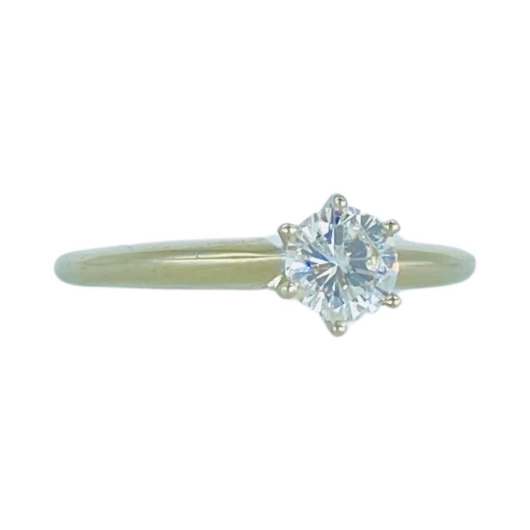 Tru-Joy Designer 0.40 Carat Round Diamond Engagement Ring 14k White Gold. Fire brilliant sparkly diamond is what needs to be known about this Tru-Joy designer diamond ring. The diamond is natural earth mined and approx G-H/SI1-SI2 and is a size