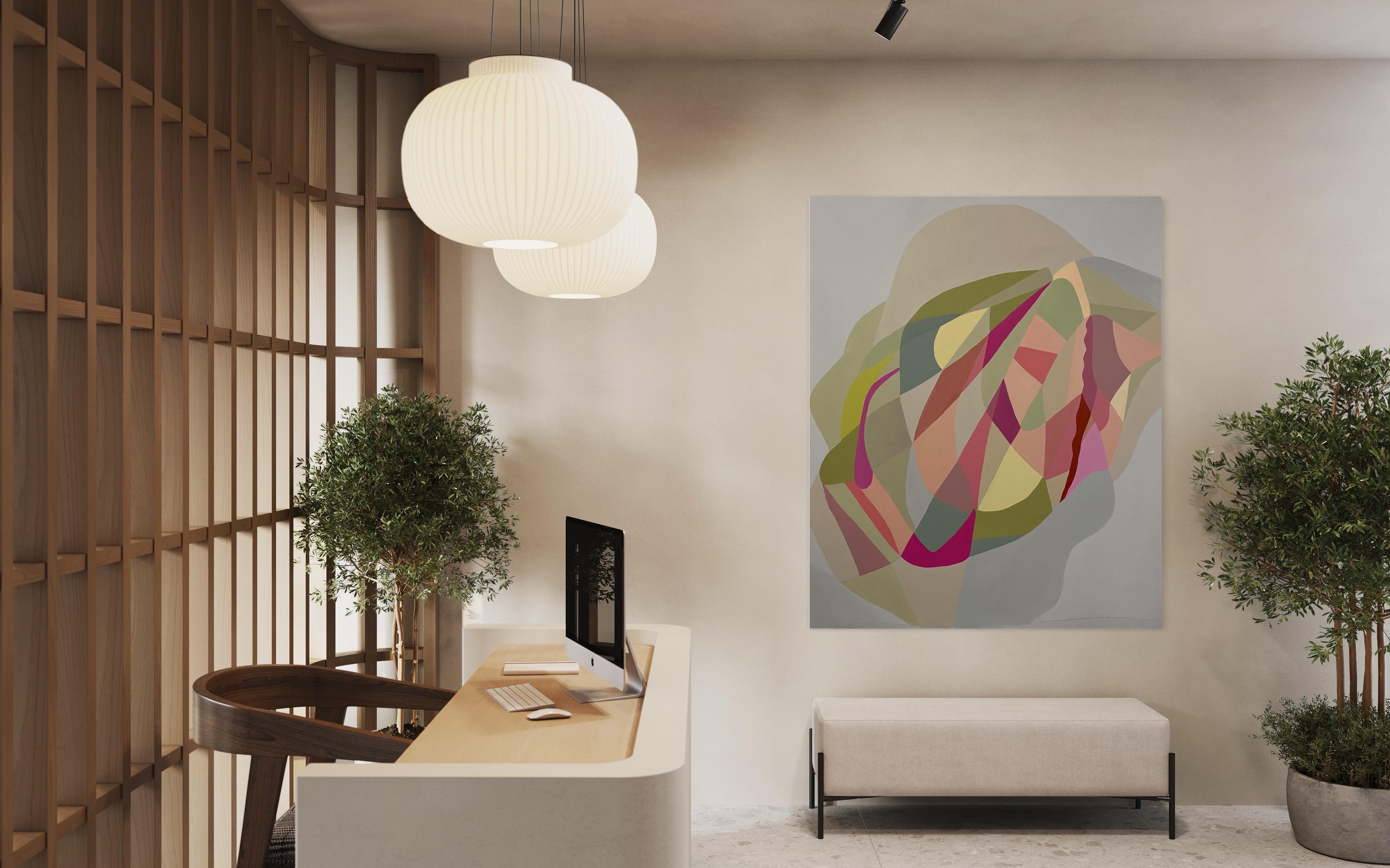 Criaturas expandidas. Large format. soft palett - Painting by Trucco Florencia