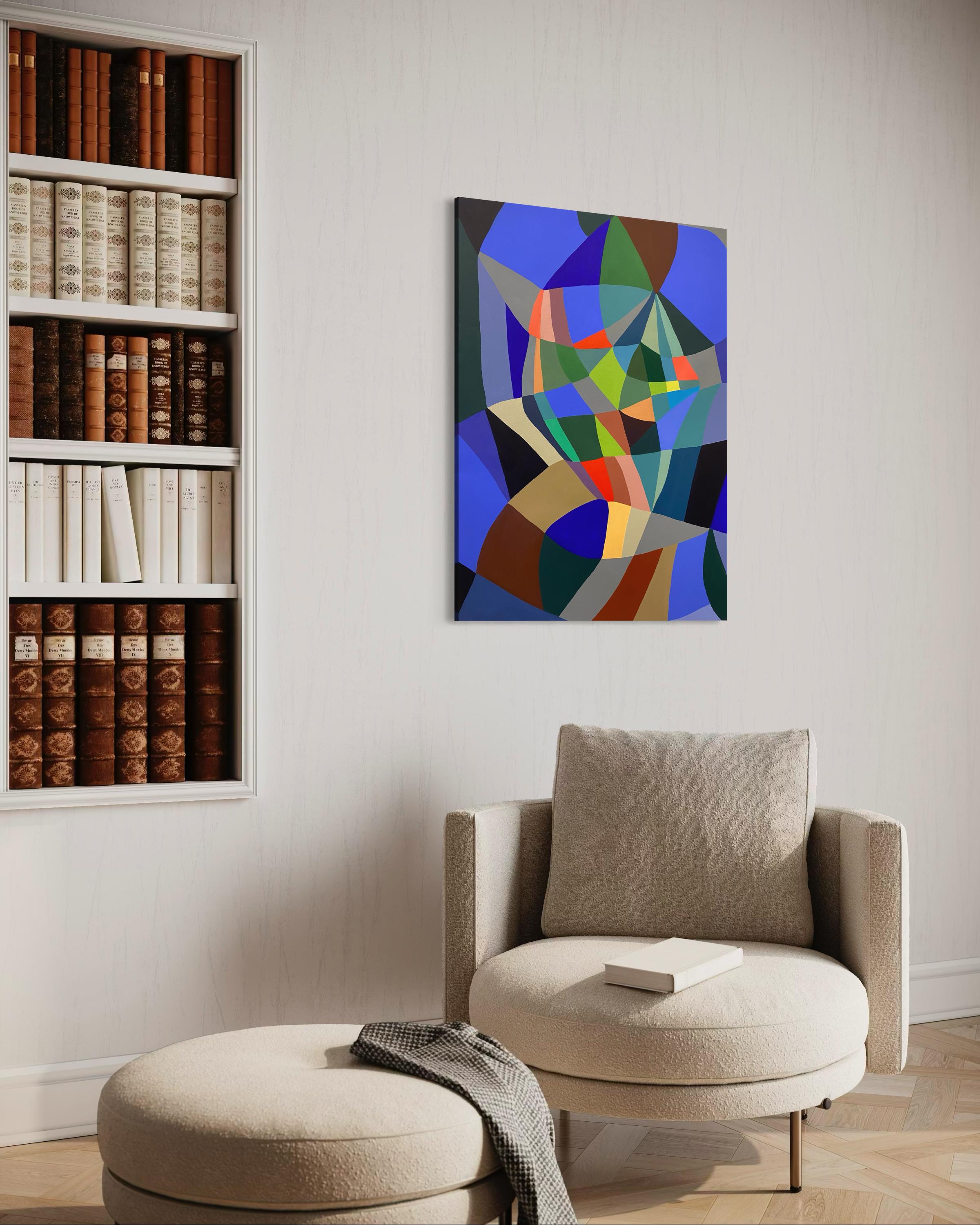 Homenaje a Paul Klee, 2022 (Abstrakt), Painting, von Trucco Florencia