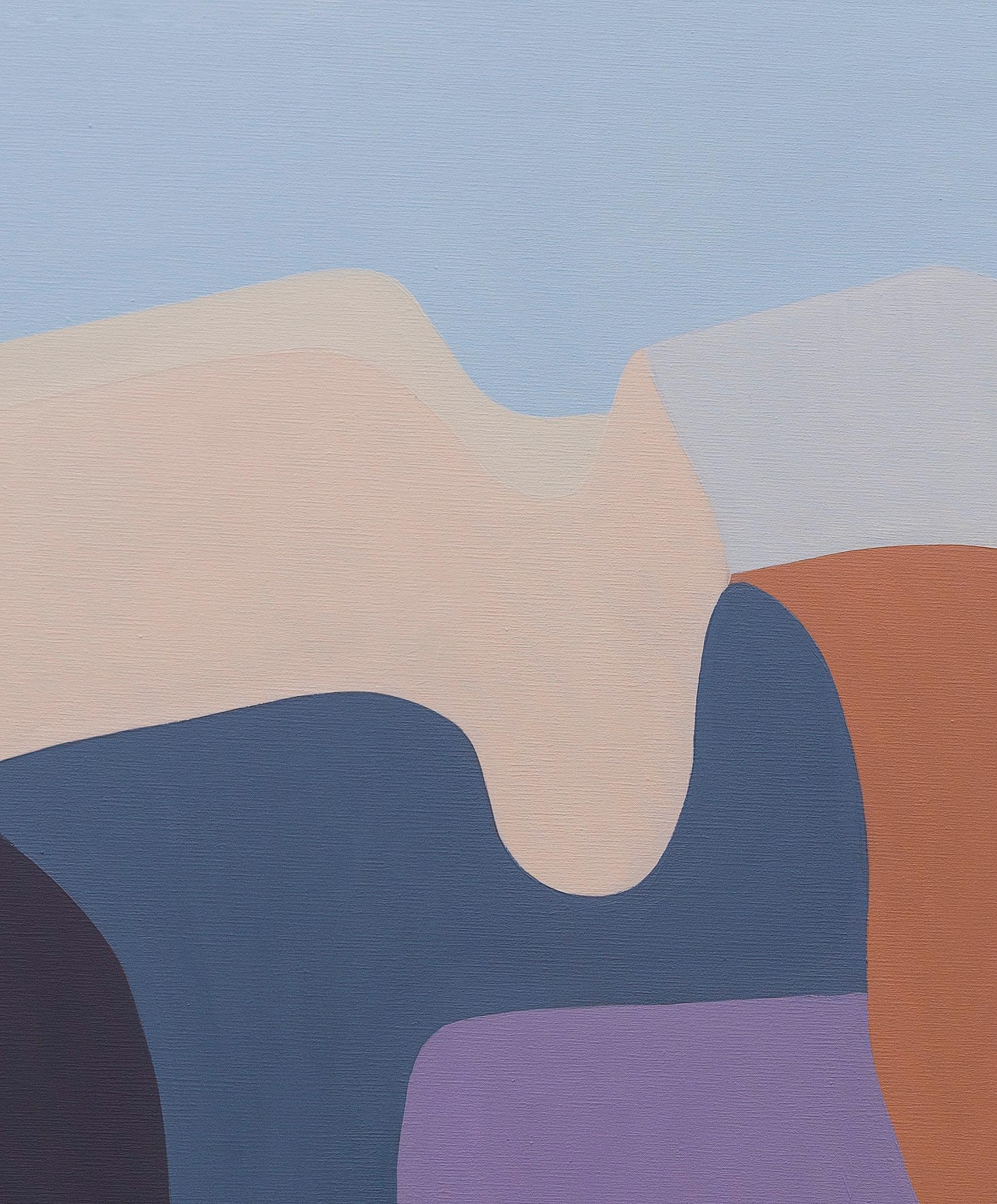 Inner Lanscape. Soft Palette. - Abstract Painting by Trucco Florencia