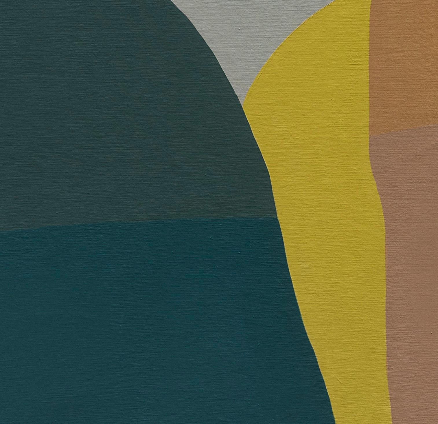 Inner Lanscape. Soft Palette. - Gray Landscape Painting by Trucco Florencia