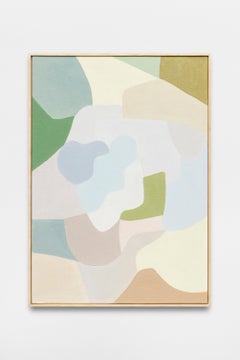 Serie Pequeñas Vibraciones nº 164. Estudio de color abstracto en tonos suaves