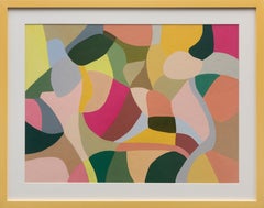 ST. 2022. Colorful artwork. Yellow frame.