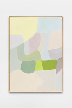 Pequeñas Vibraciones #157 Abstract Oil Painting on Canvas, Framed