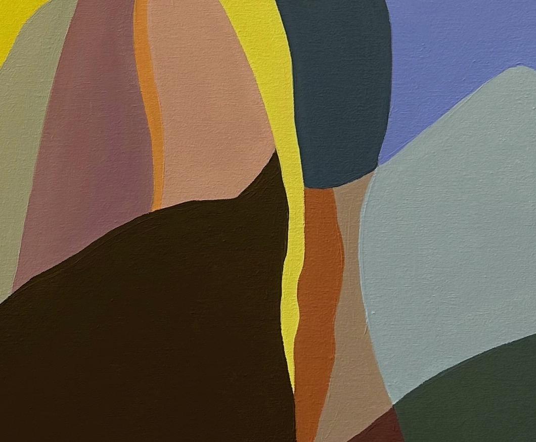 Senza titolo 2023. Serie Paesaggio immaginario. - Abstract Painting Marrone di Trucco Florencia