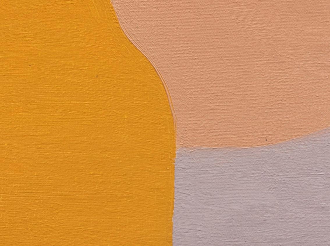 Senza titolo 2024. Toni caldi. Opere d'arte contemporanea. Incorniciato. - Abstract Painting Marrone di Trucco Florencia