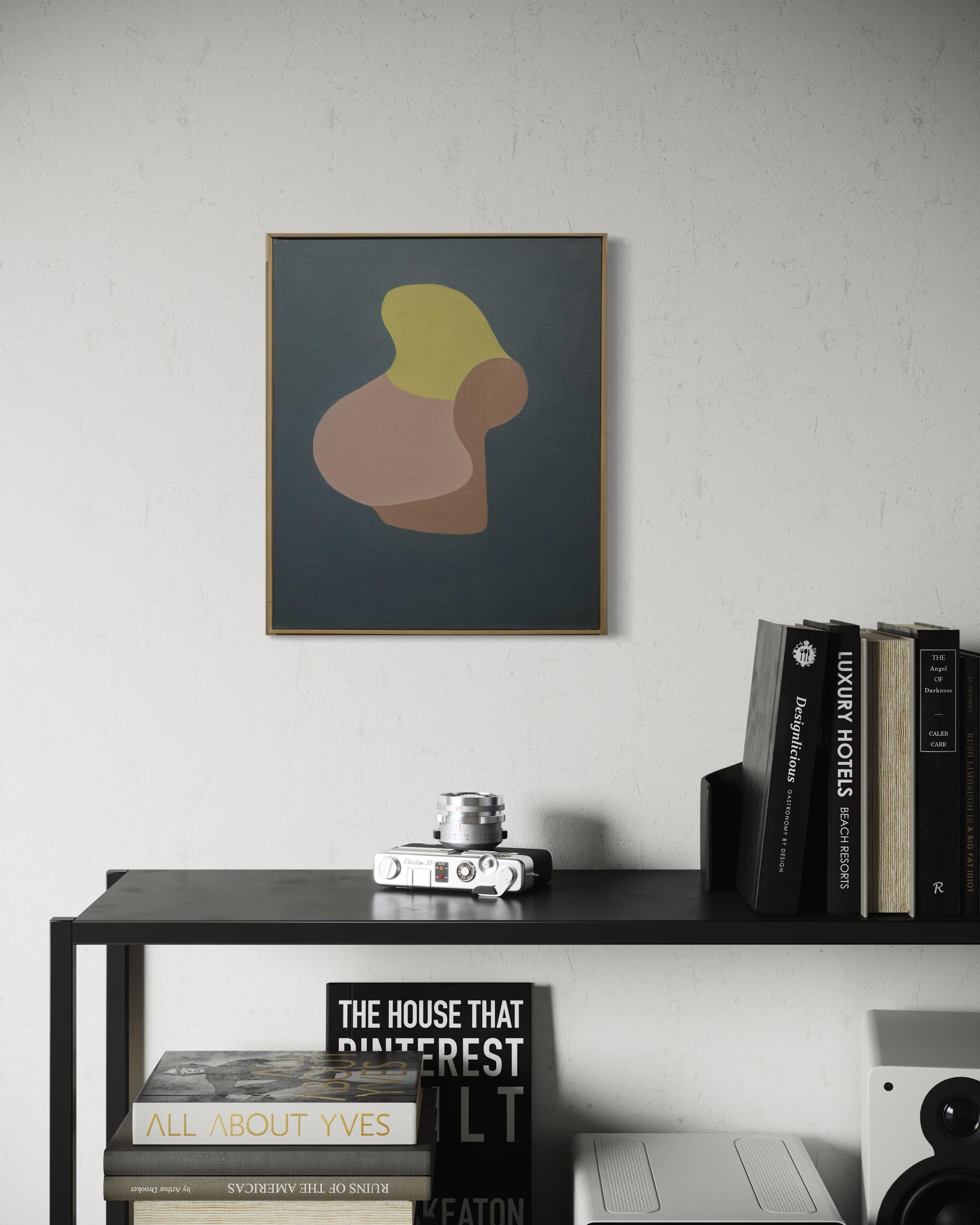 Untitled. Serie Criaturas 2024.  Abstract, Neutral style. Grey, brown and yellow For Sale 2