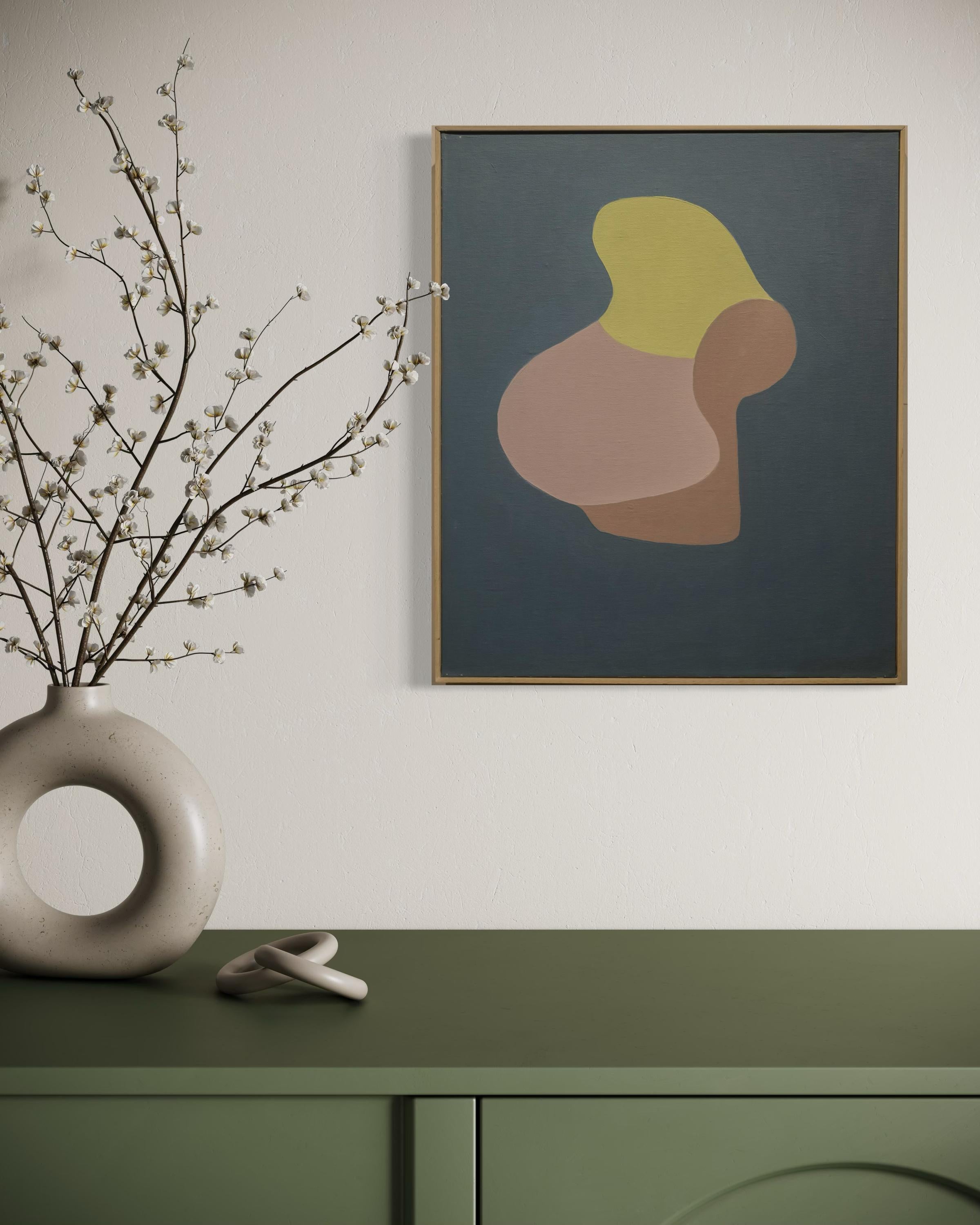 Untitled. Serie Criaturas 2024.  Abstract, Neutral style. Grey, brown and yellow For Sale 3