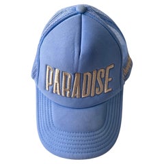 Trucker Hat Light Blue Paradise Silver Embroidery Unisex