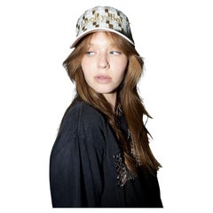 Trucker Hat White Gold Cosmos J Dauphin