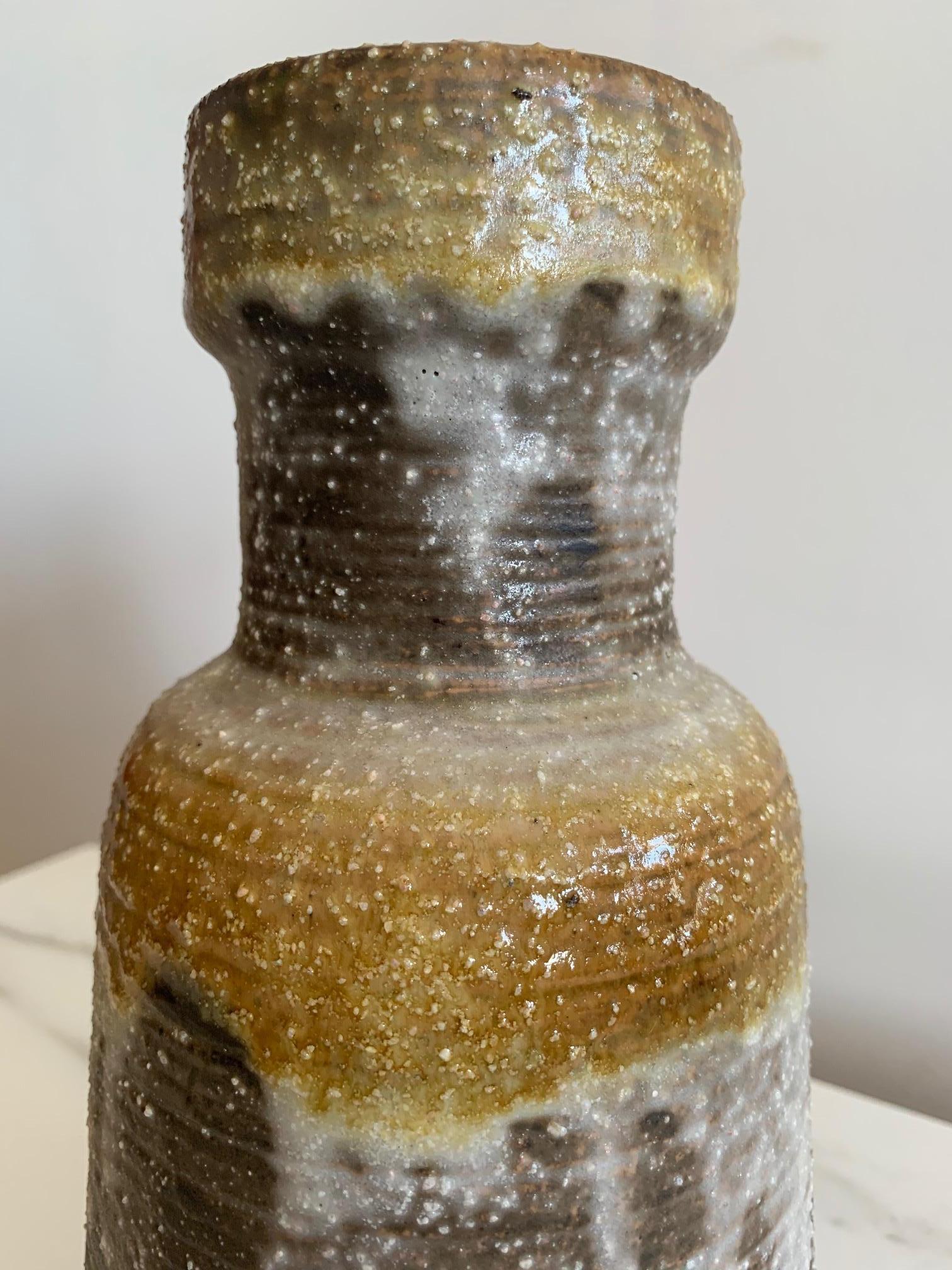 Jarrón de cerámica Trude Carstens, Alemania Occidental, hacia 1960 en Bueno estado para la venta en St.Petersburg, FL