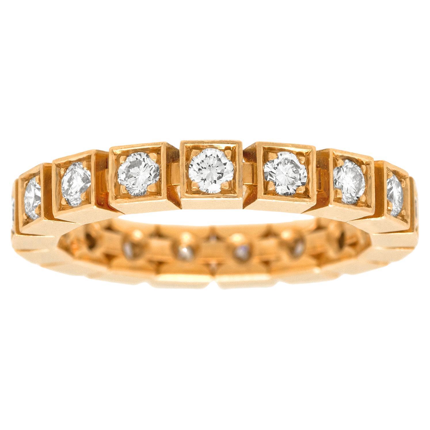 Trudel Modernistischer Diamant-Eternity-Ring im Angebot