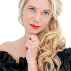 Modernistischer Trudel-Diamantring