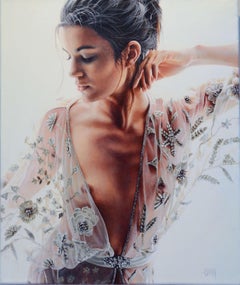 Untitled Original Figurative realism painting