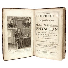 True Prophecies or Prognostications of Michael Nostradamus, 2nd English ED 1685