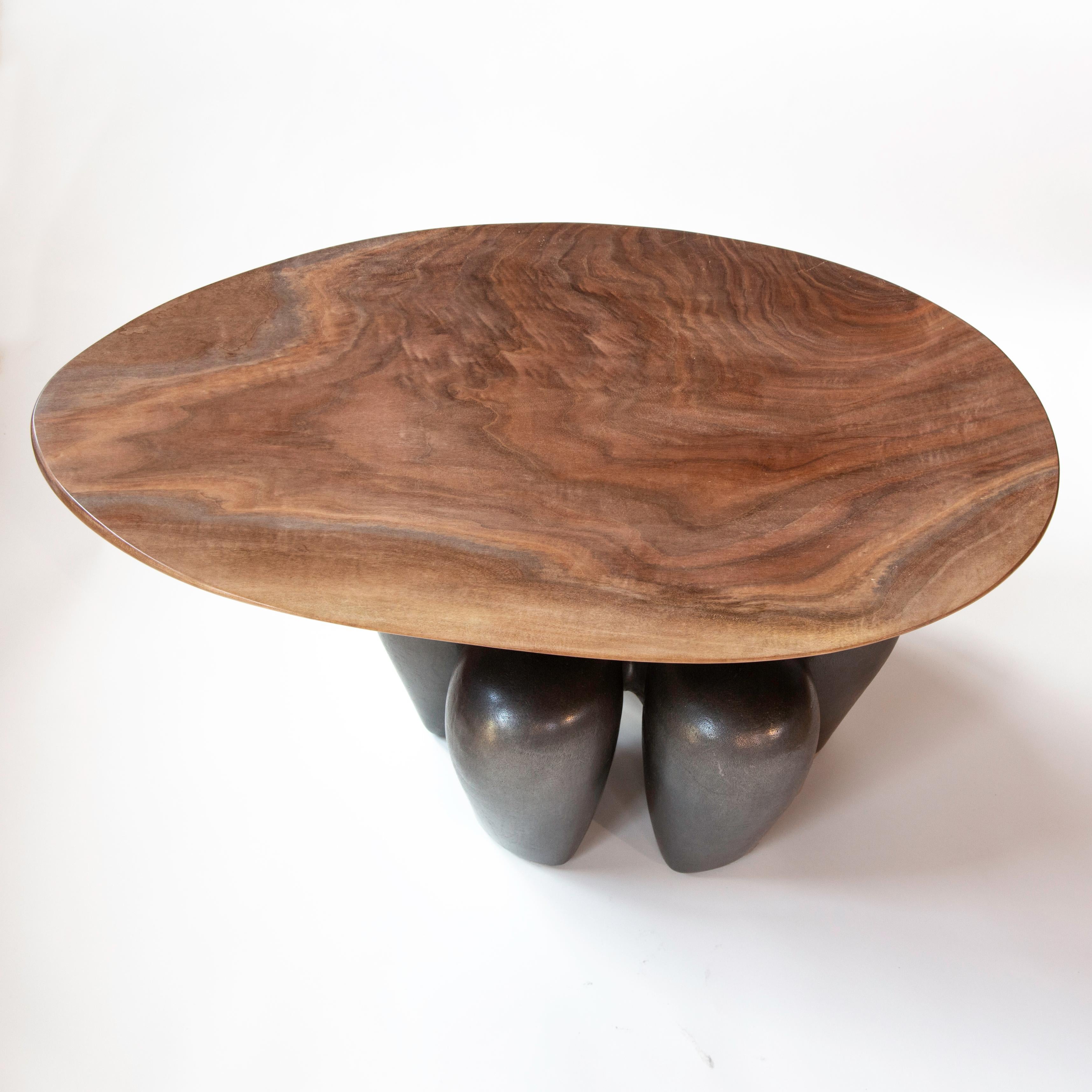 Truffula Table: hand carved 2
