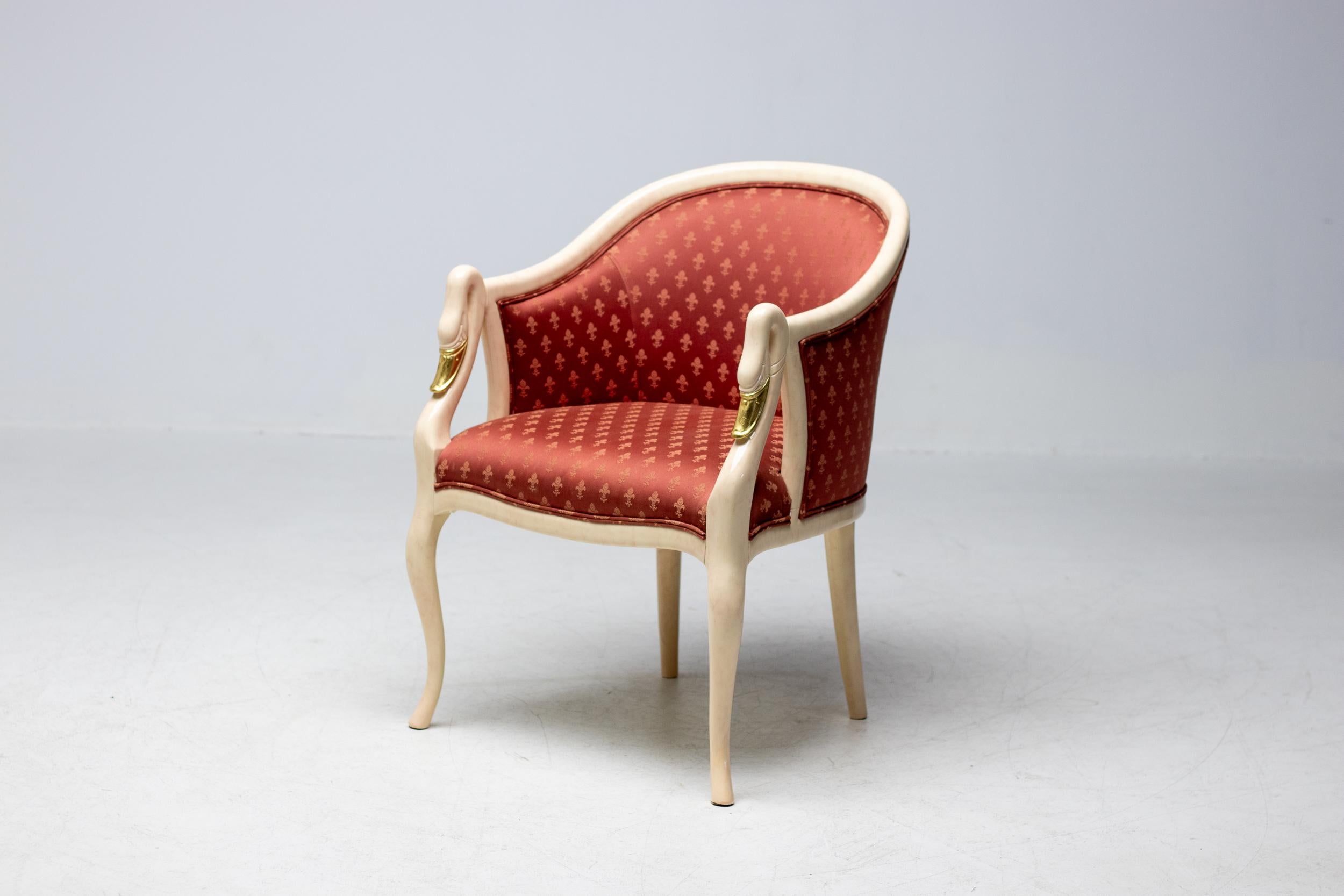 Trüggelmann Swan-neck Armchair For Sale 4