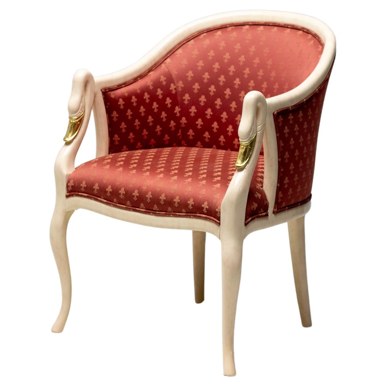 Trüggelmann Swan-neck Armchair For Sale