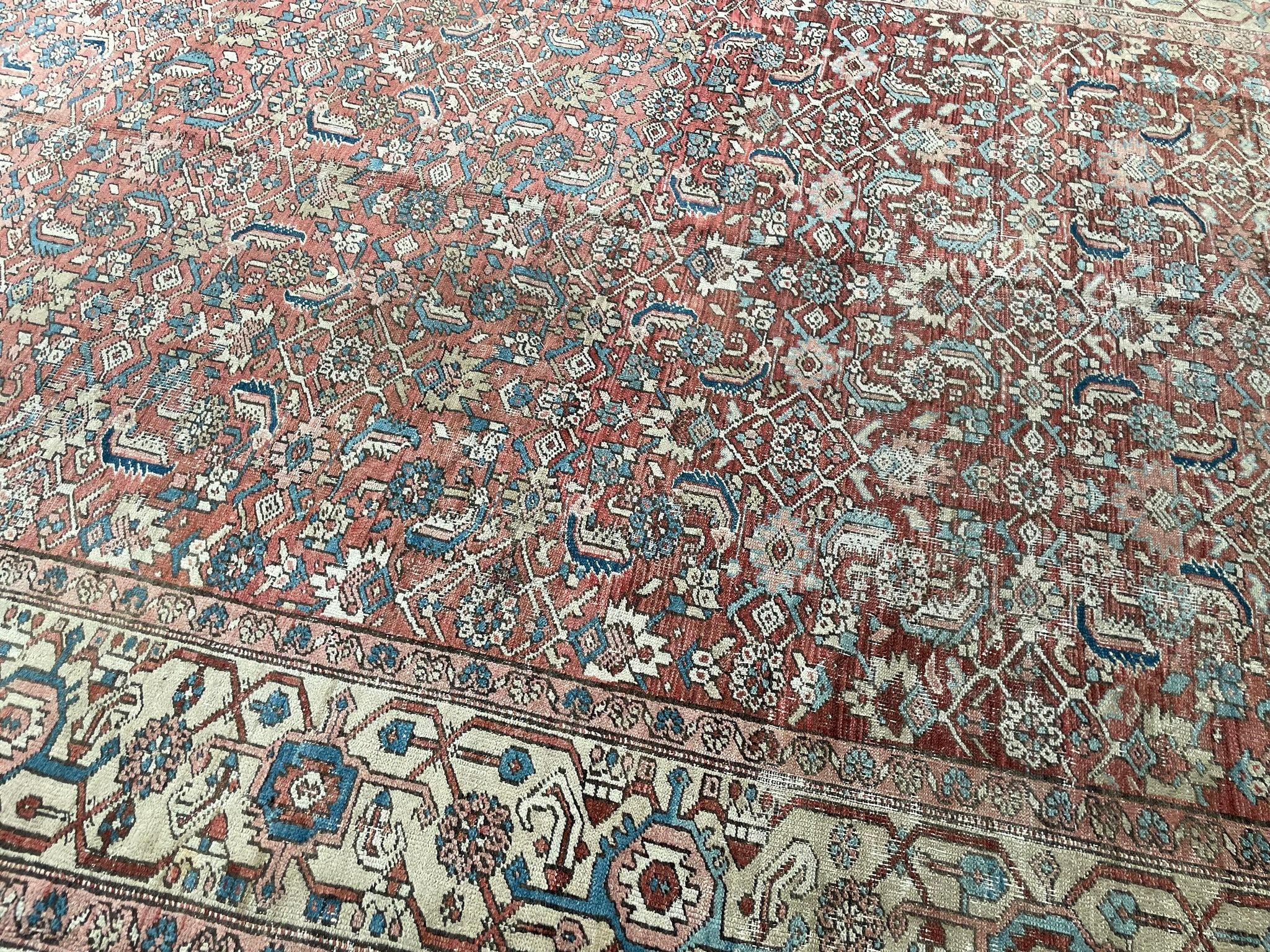 Truly Amazing Antique Rug with Iconic Design, circa 1920's For Sale 6