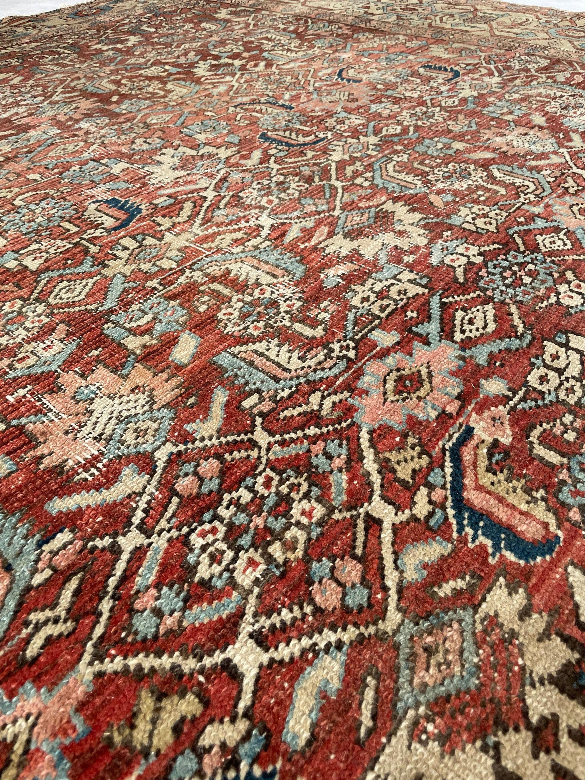 Truly Amazing Antique Rug with Iconic Design, circa 1920's For Sale 7
