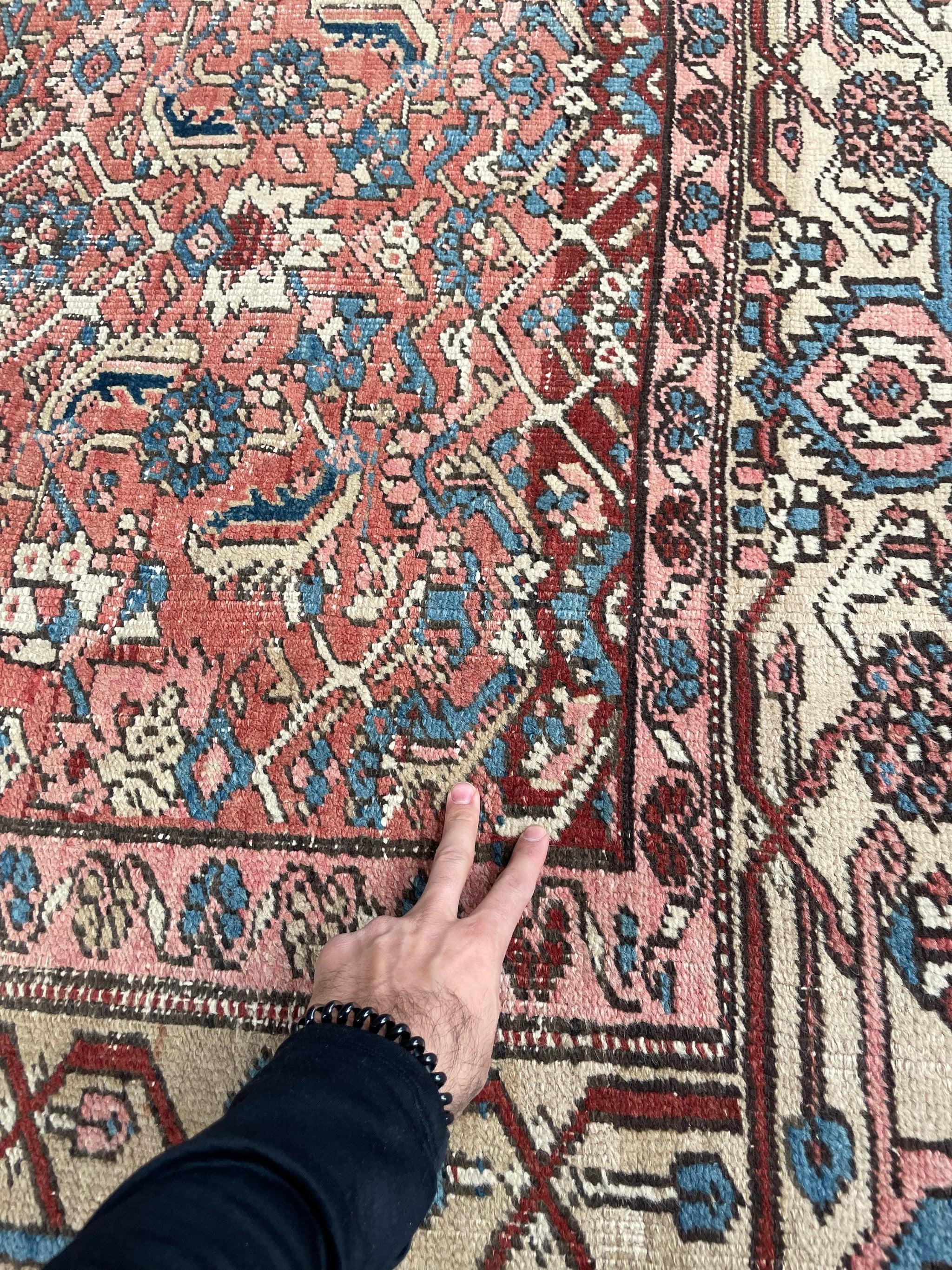 Truly Amazing Antique Rug with Iconic Design, circa 1920's For Sale 10
