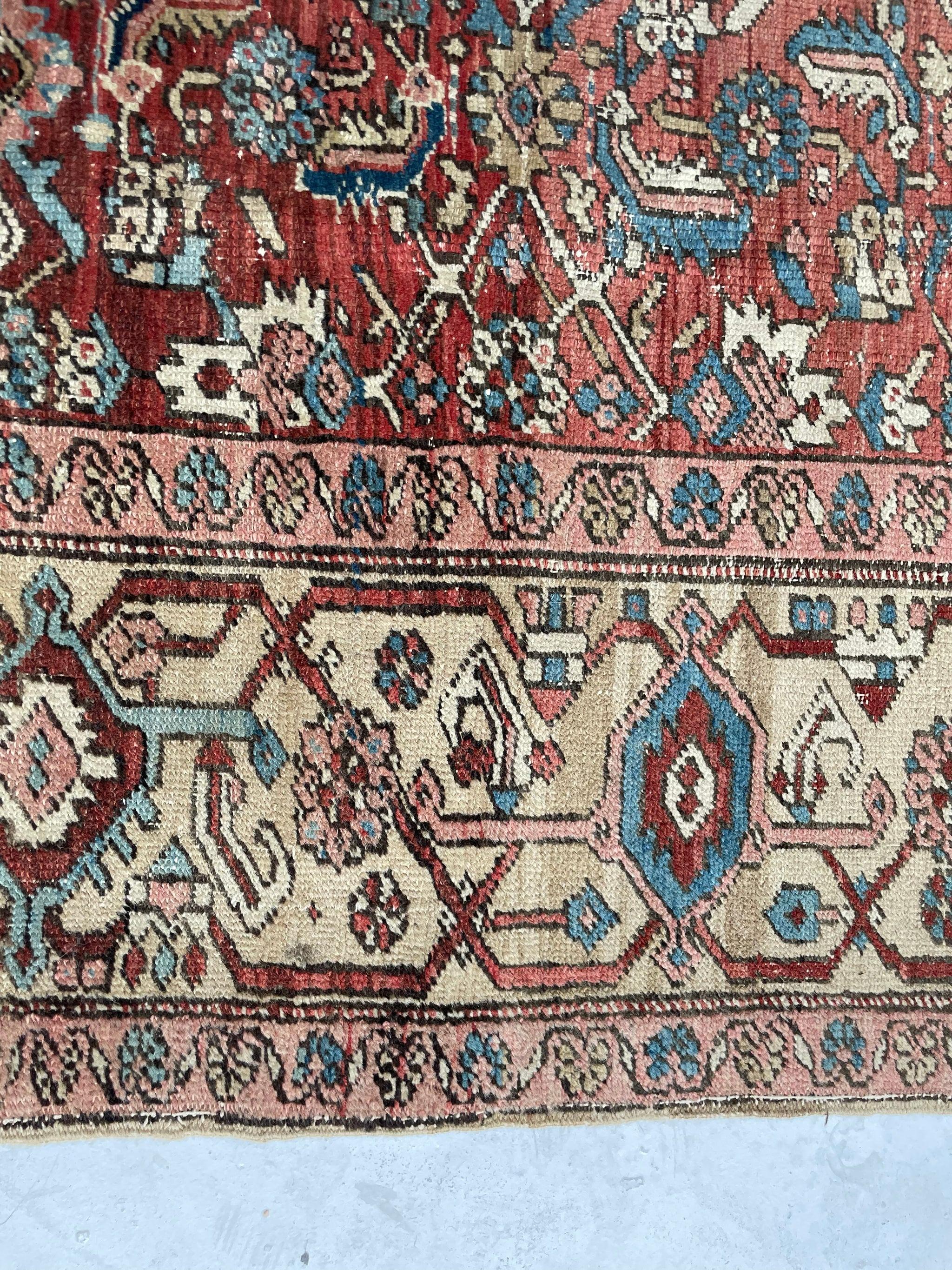 Truly Amazing Antique Rug with Iconic Design, circa 1920's For Sale 11