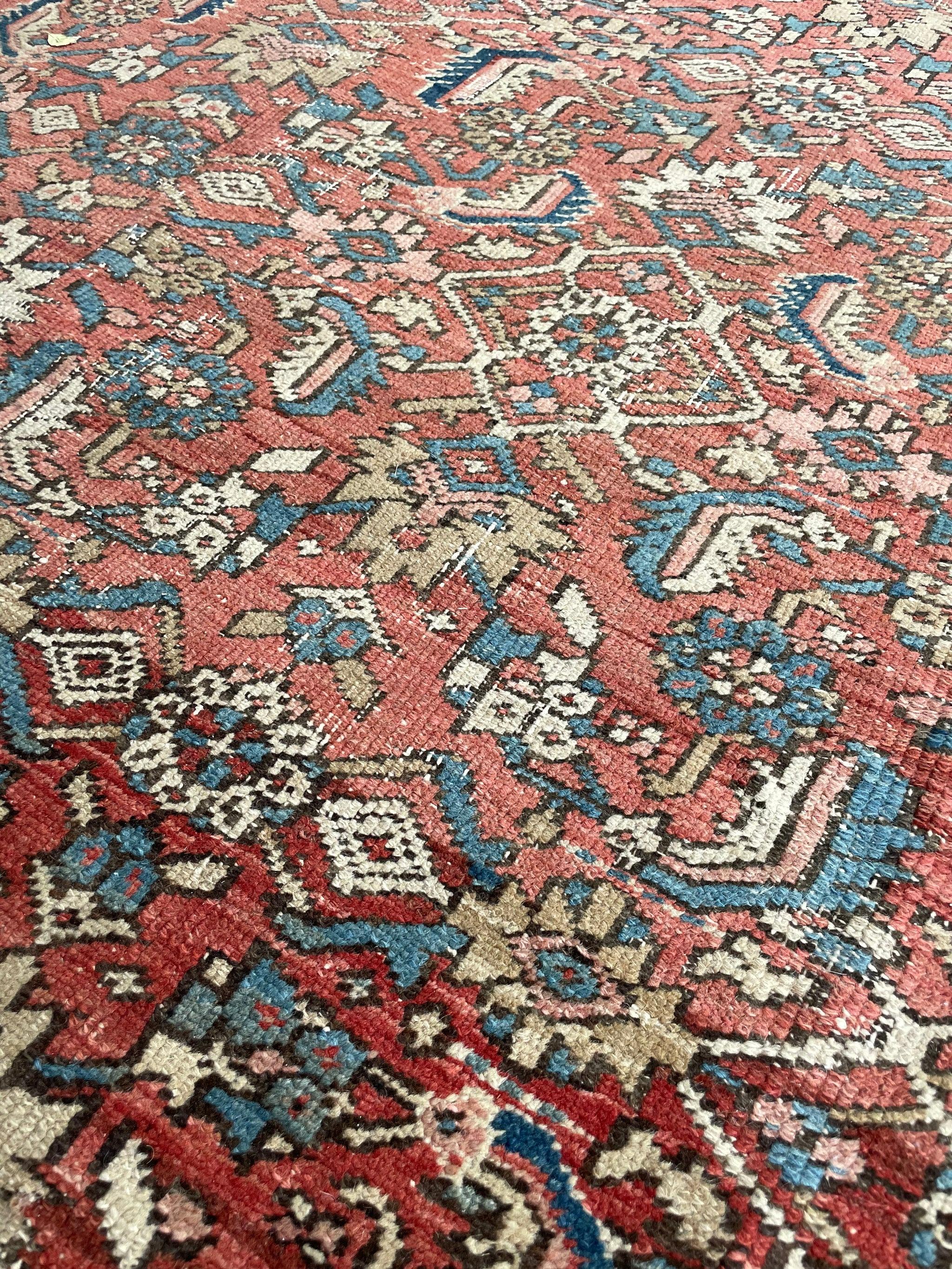 Truly Amazing Antique Rug with Iconic Design, circa 1920's For Sale 12