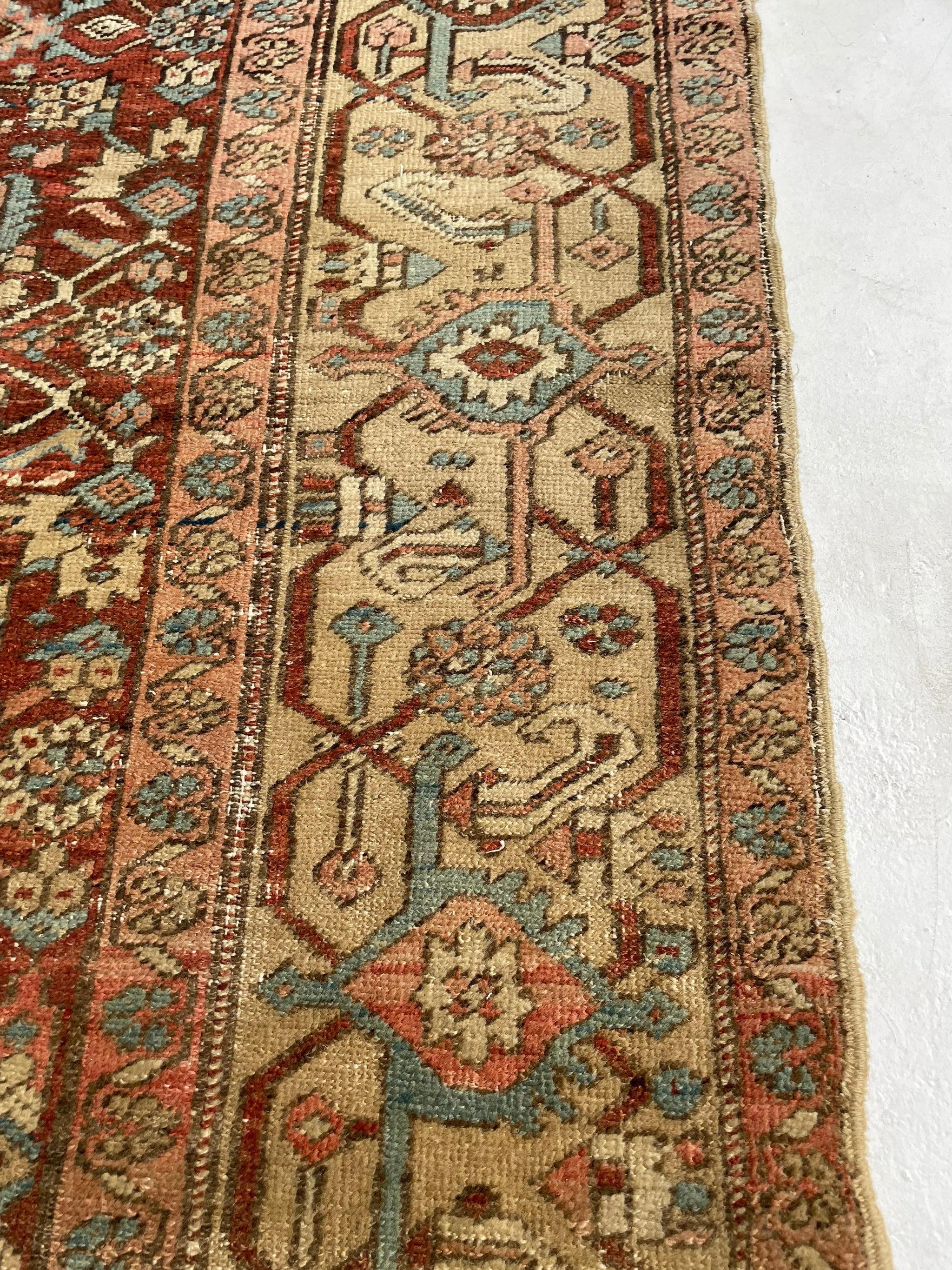 Truly Amazing Antique Rug with Iconic Design, circa 1920's For Sale 13