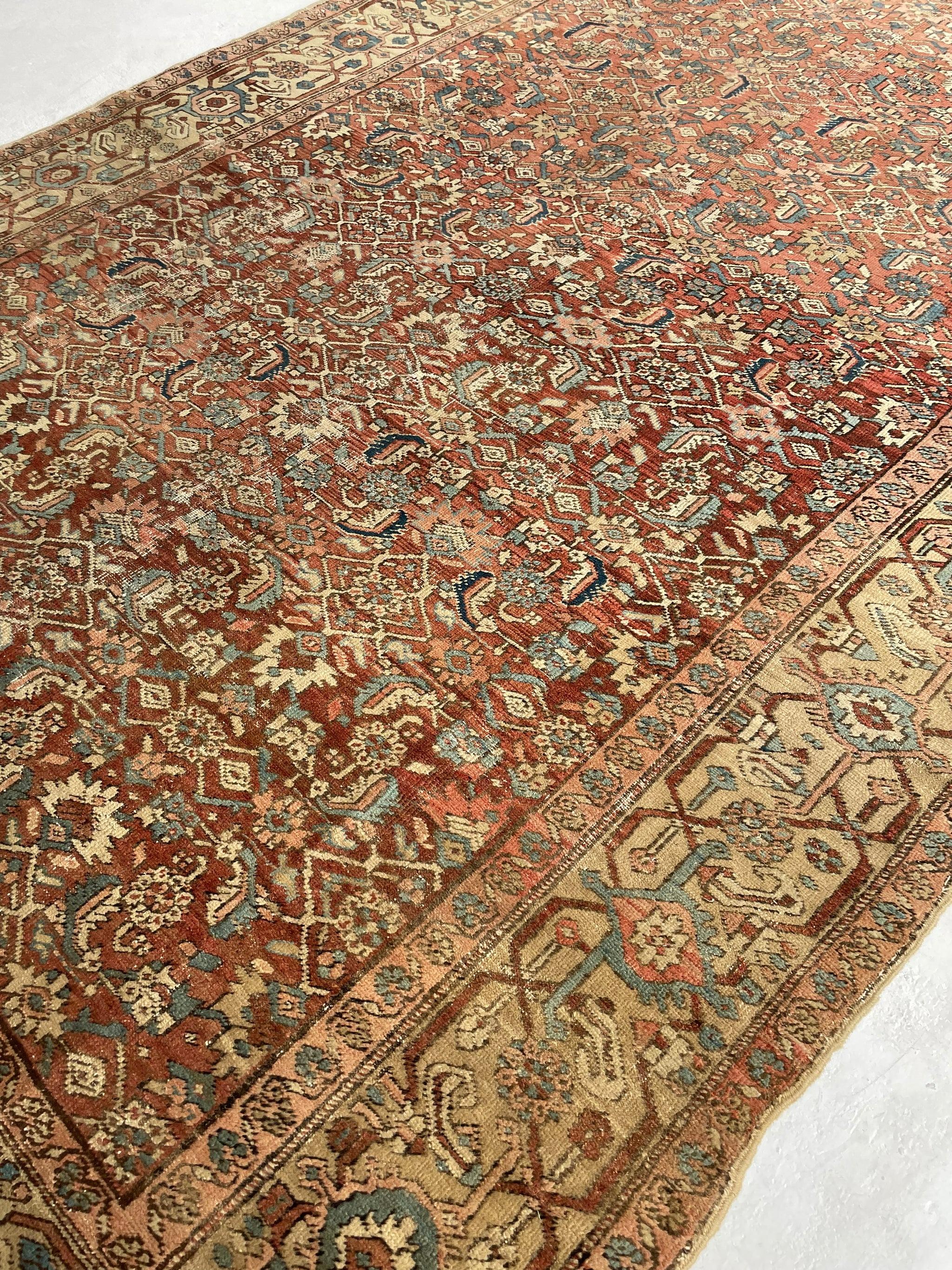 Truly Amazing Antique Rug with Iconic Design, circa 1920's For Sale 16