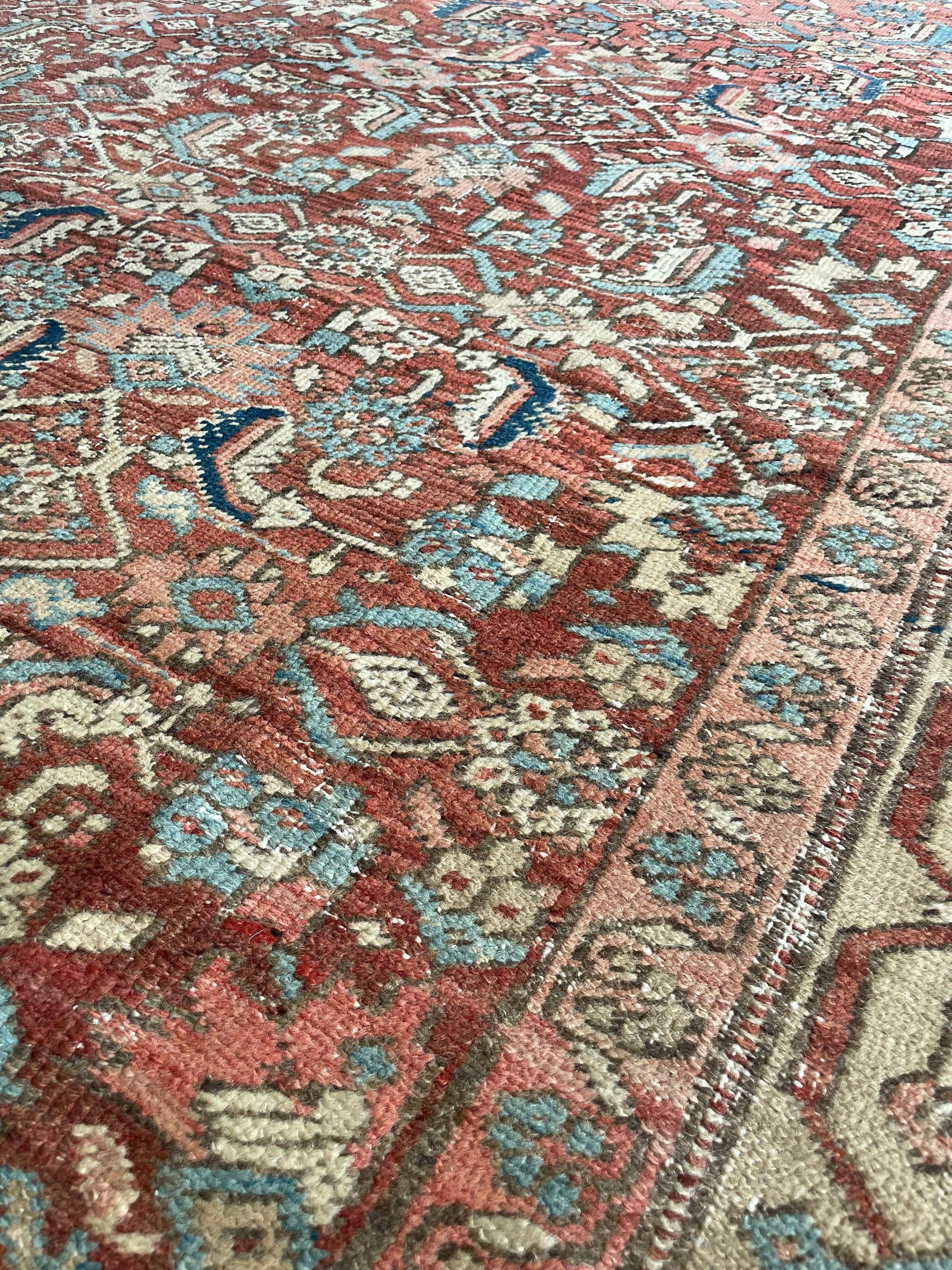 Truly Amazing Antique Rug with Iconic Design, circa 1920's For Sale 4