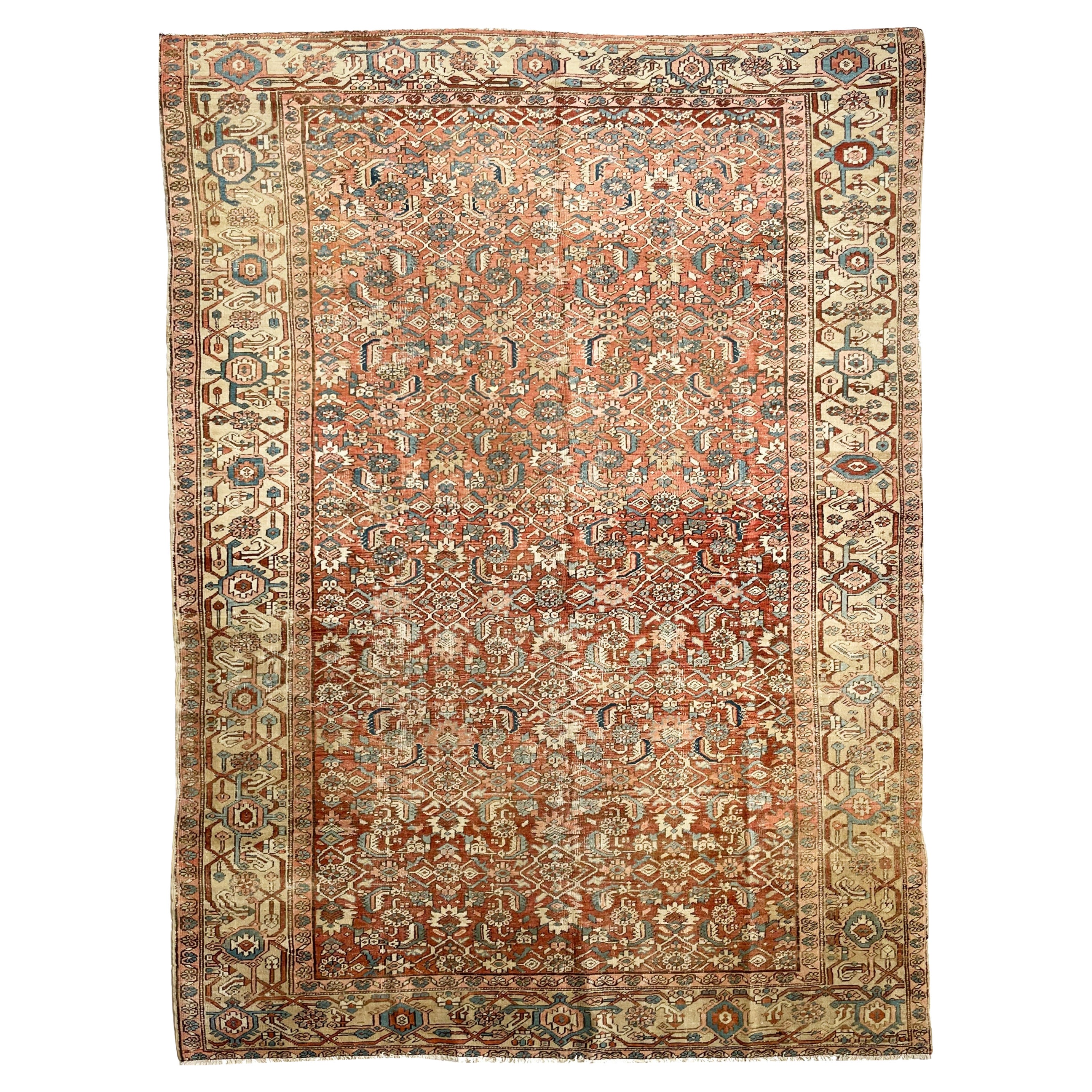 Tapis ancien au design iconique, datant des années 1920.