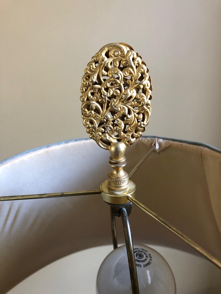 Truly Elegant Antique Black Table Lamp For Sale at 1stDibs antique