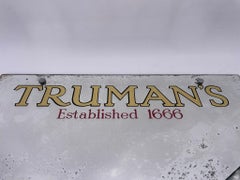 Truman’s London Beer Advertising Mirror, Early 20th Century