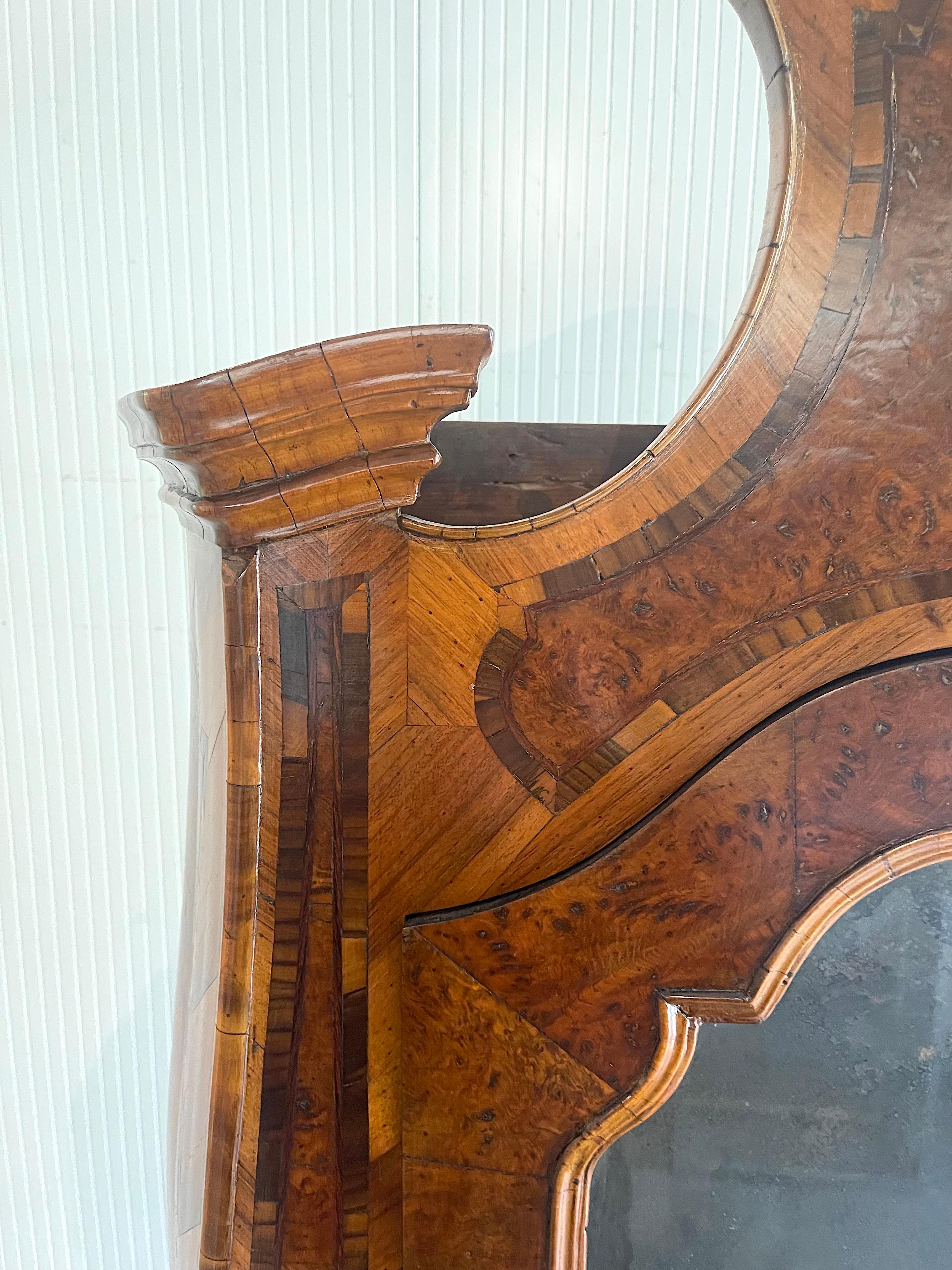 Wood Trumeau Mid-19th Century, Northern Italy For Sale