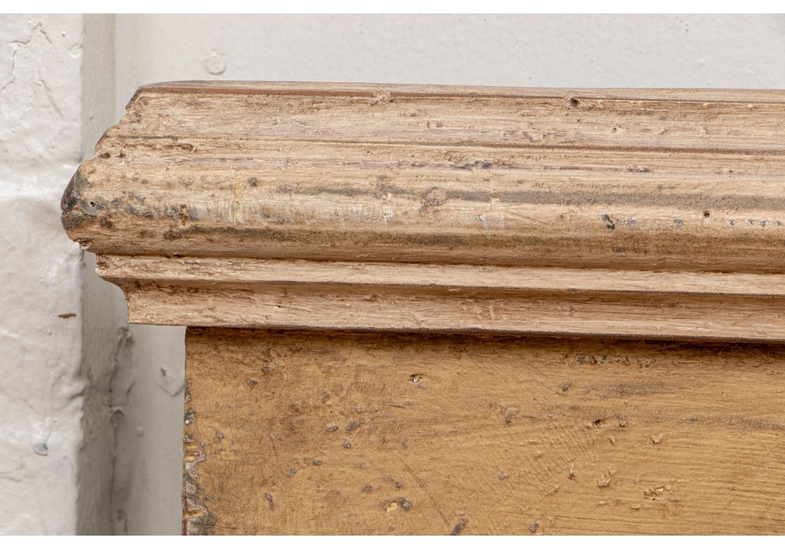 Dipinto a mano Specchio Trumeau con cornice in Wood Wood lavato con uccellini e festoni in vendita