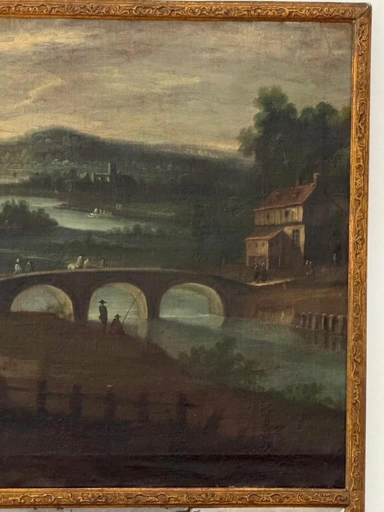 Trumeau Overmantel Spiegel, Französisch, Zeitraum 18. im Angebot 3