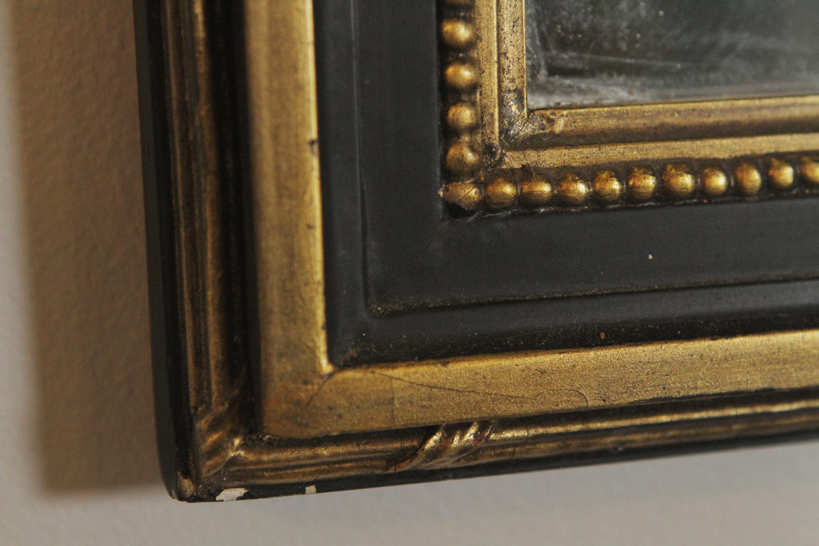 Trumeau Style Painted and Gilt Mirror 3