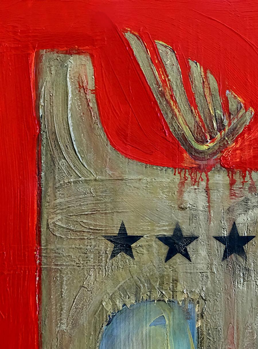 Painted Trump by Peter Winnett For Sale